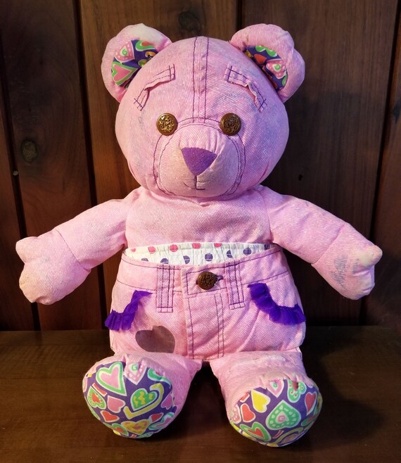 pink doodle bear