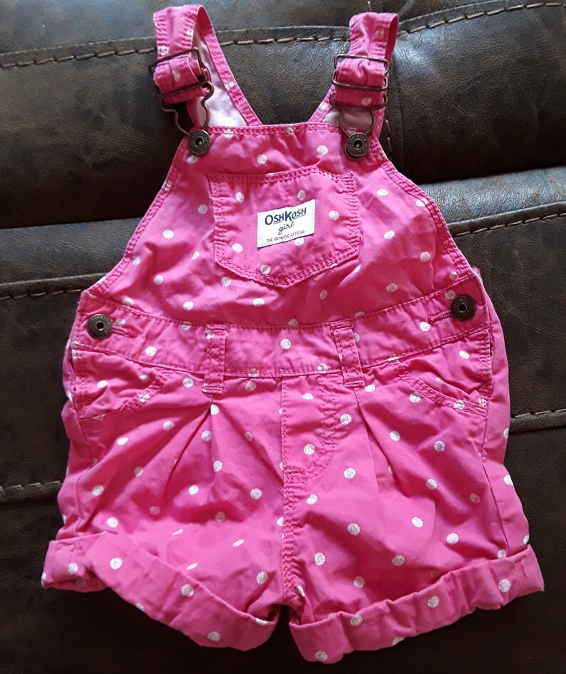pink oshkosh overalls