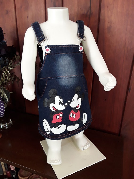 Creepy Hand-Painted Mickey Knock-Off Jumper, Home… - image 2