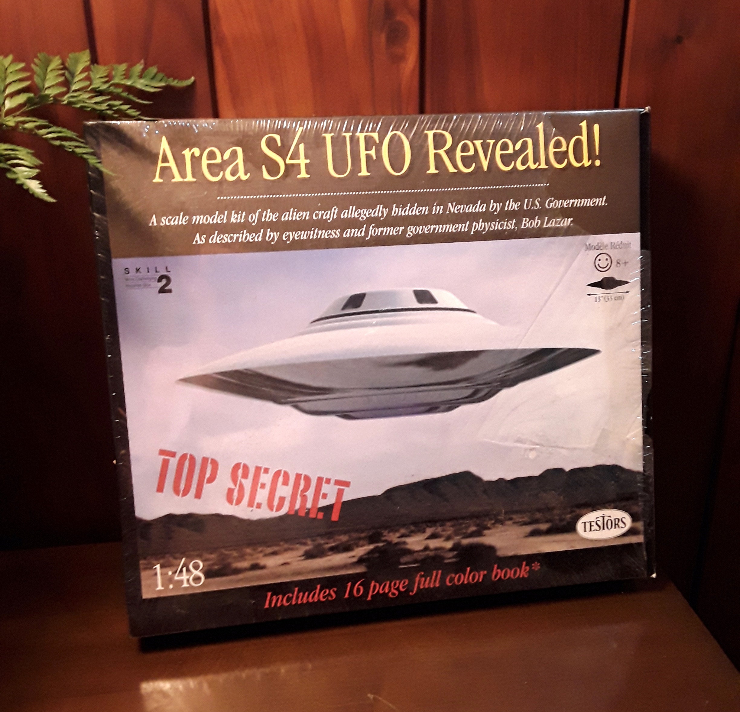 Testors 1/48 Area S4 UFO Revealed Model Kit as Described by