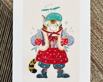 Fish Monger - Squirrel Cat