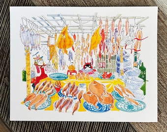 A day at work - Fish market