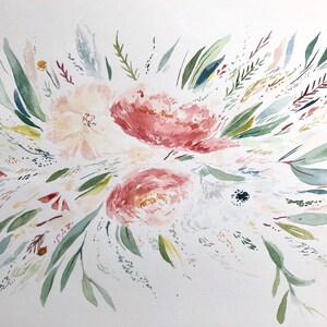 Original Art - Botanical Art - Floral Painting - Watercolor Floral - Oregon Art - Flower Decor - Gift For Her