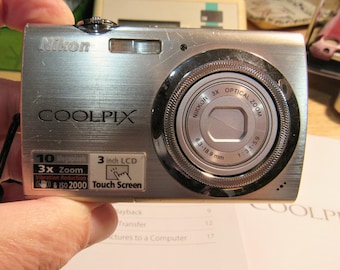 NIKON Coolpix S570 12.0MP 5x Optical Zoom Digital Camera - Etsy