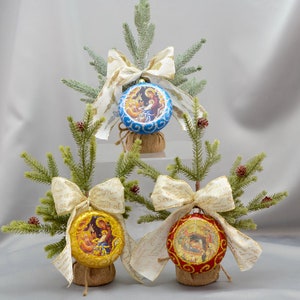 Orthodox Christmas Ornament - Byzantine Nativity Icon | Ornament Tree by Dahlia