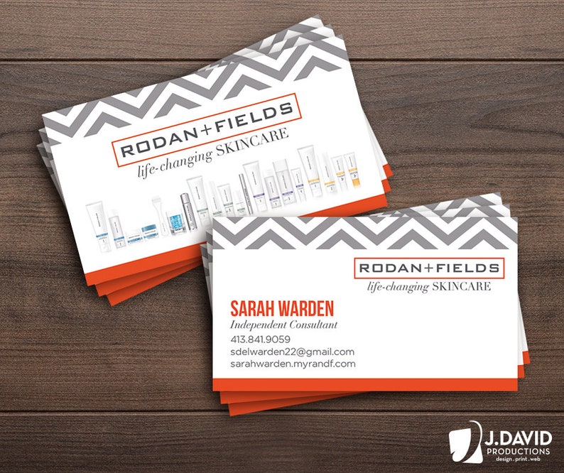 Rodan Fields Business Cards, RF Consultant image 7