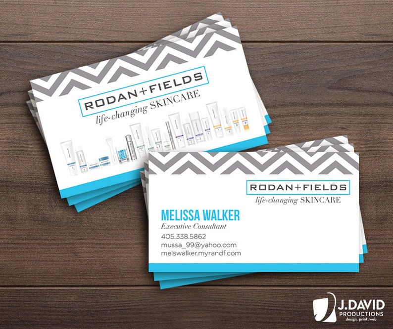 Rodan Fields Business Cards, RF Consultant image 2