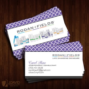 Rodan + Fields Business Cards, R+F Consultant