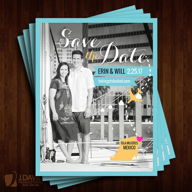 Destination Wedding Save the Dates