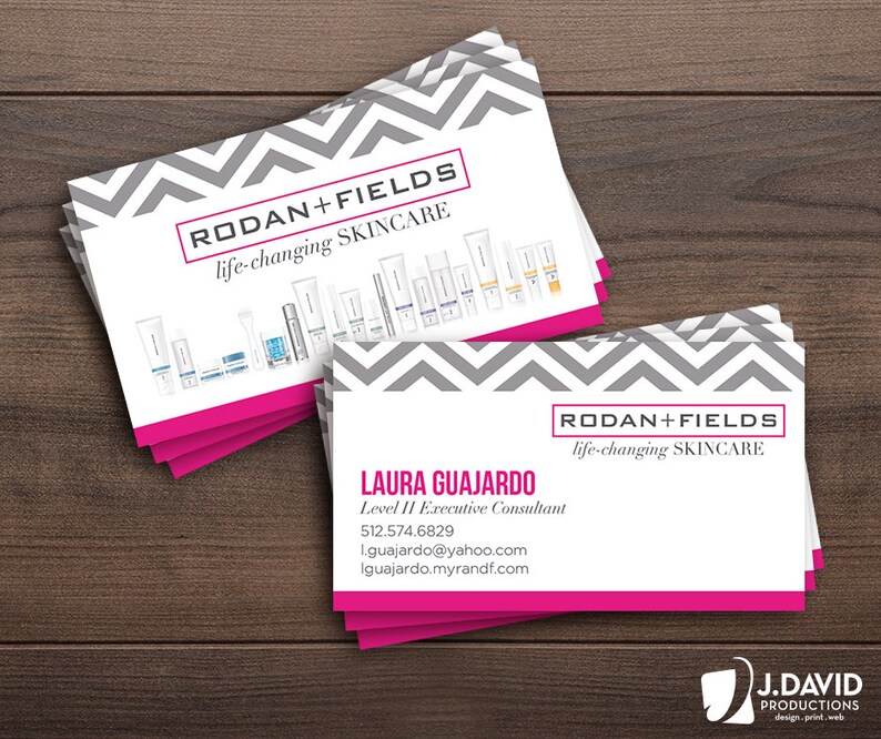 Rodan Fields Business Cards, RF Consultant image 4