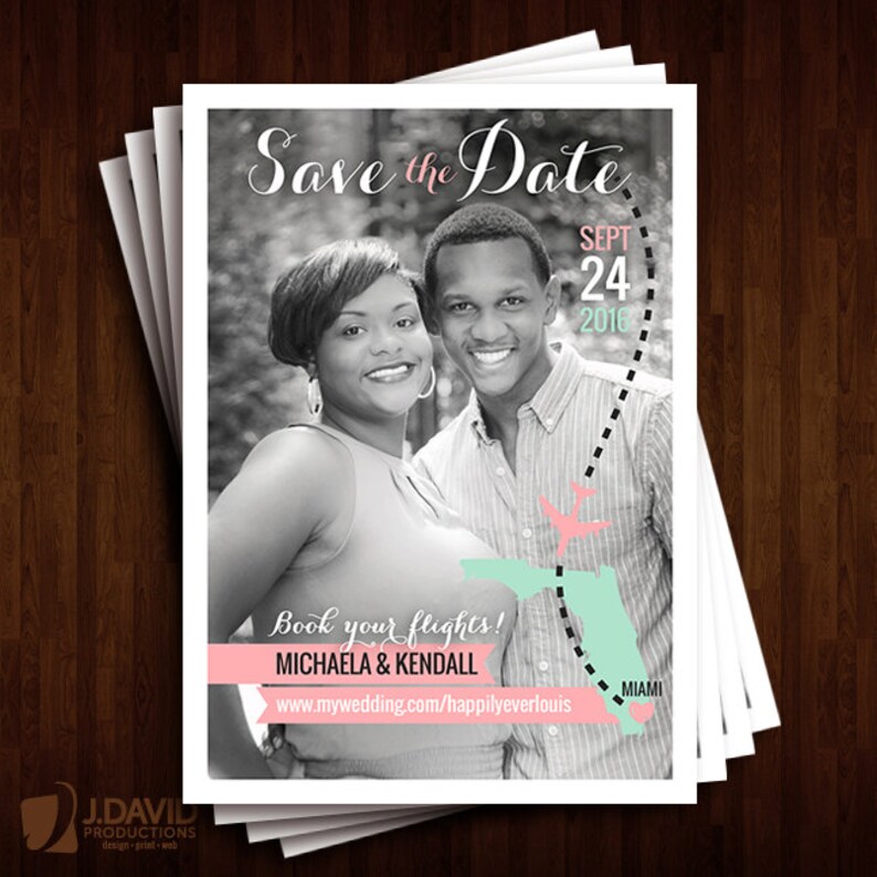 Destination Wedding Save the Dates