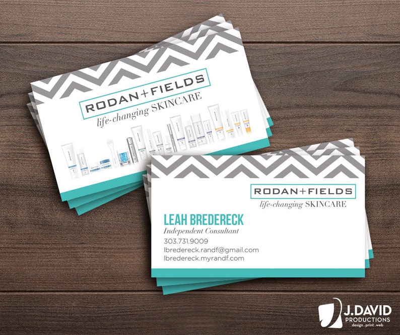 Rodan Fields Business Cards, RF Consultant image 1