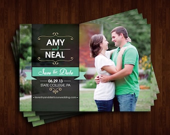 Modern, Stylish and Classic Save the Date Wedding Invitation