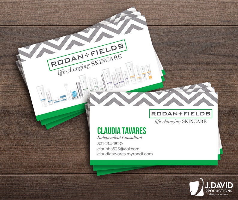 Rodan Fields Business Cards, RF Consultant image 6