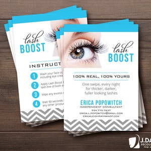 Lash Boost Instruktionskarten