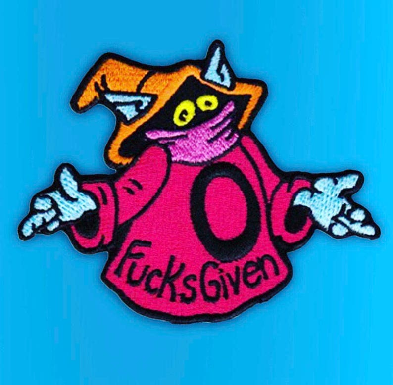 Zero Fcks Orko Embroidered Patch BACK IN STOCK image 5