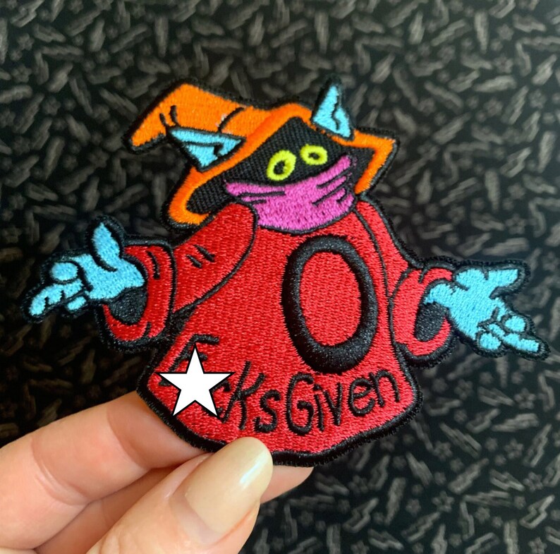 Zero Fcks Orko Embroidered Patch BACK IN STOCK image 1