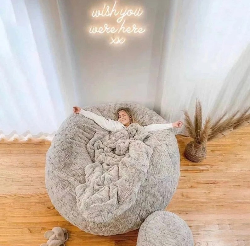 Handmade Giant Bean Bag WITH Filling Etsy