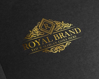 Golden logos - Elegant logo- Luxury logo - Royal Logo - Decorative logo - Gold - Fashion - Luxury Spa - Beauty - Wedding boutique