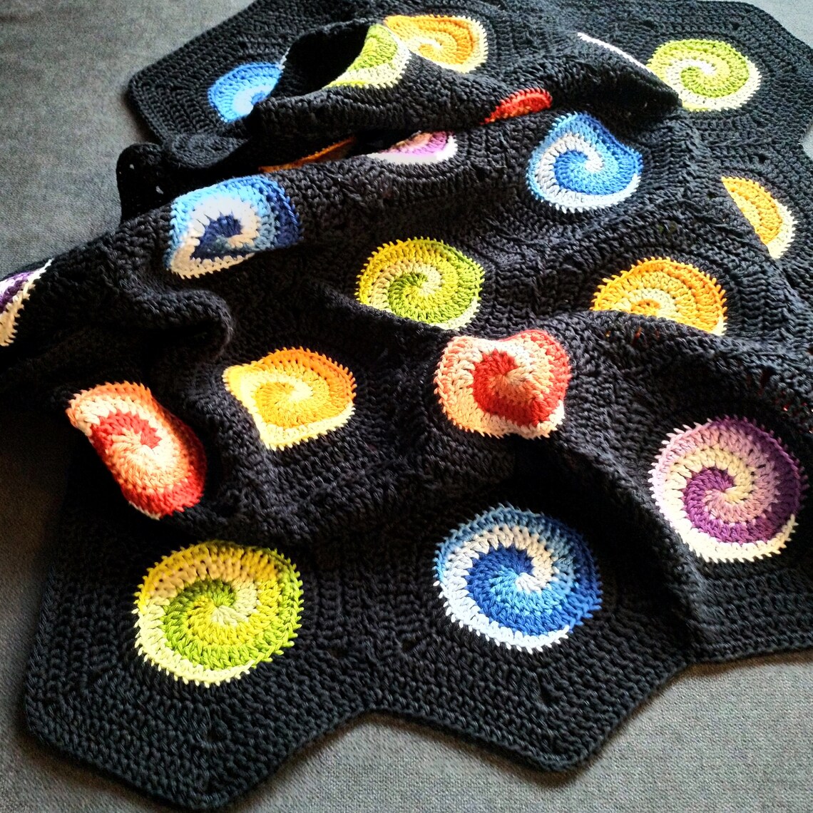 CROCHET PATTERN and CHART Swirl3 Baby Blanket Etsy