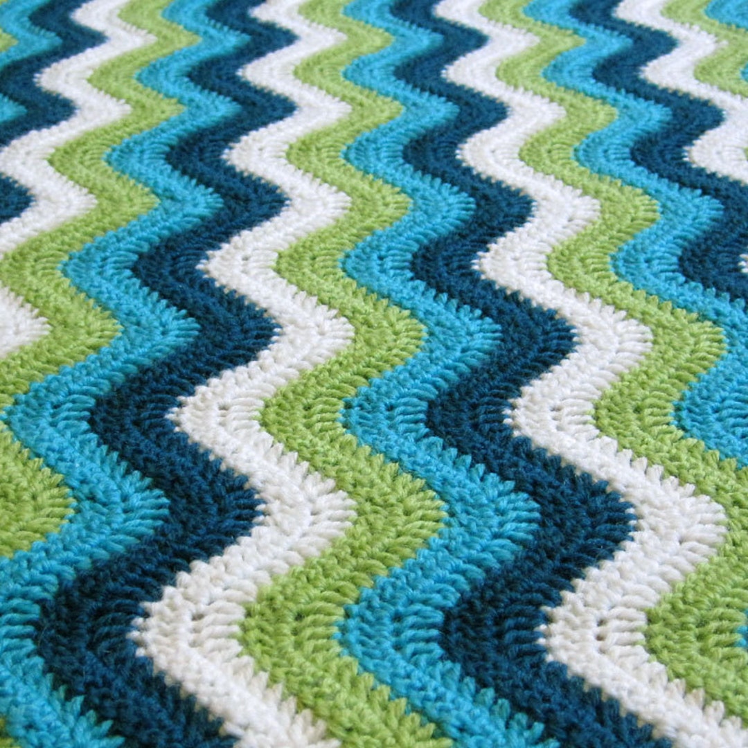 King Gnu 波模様ブランケット Wavy blanket + How to add more stitches later ✨ [crochet