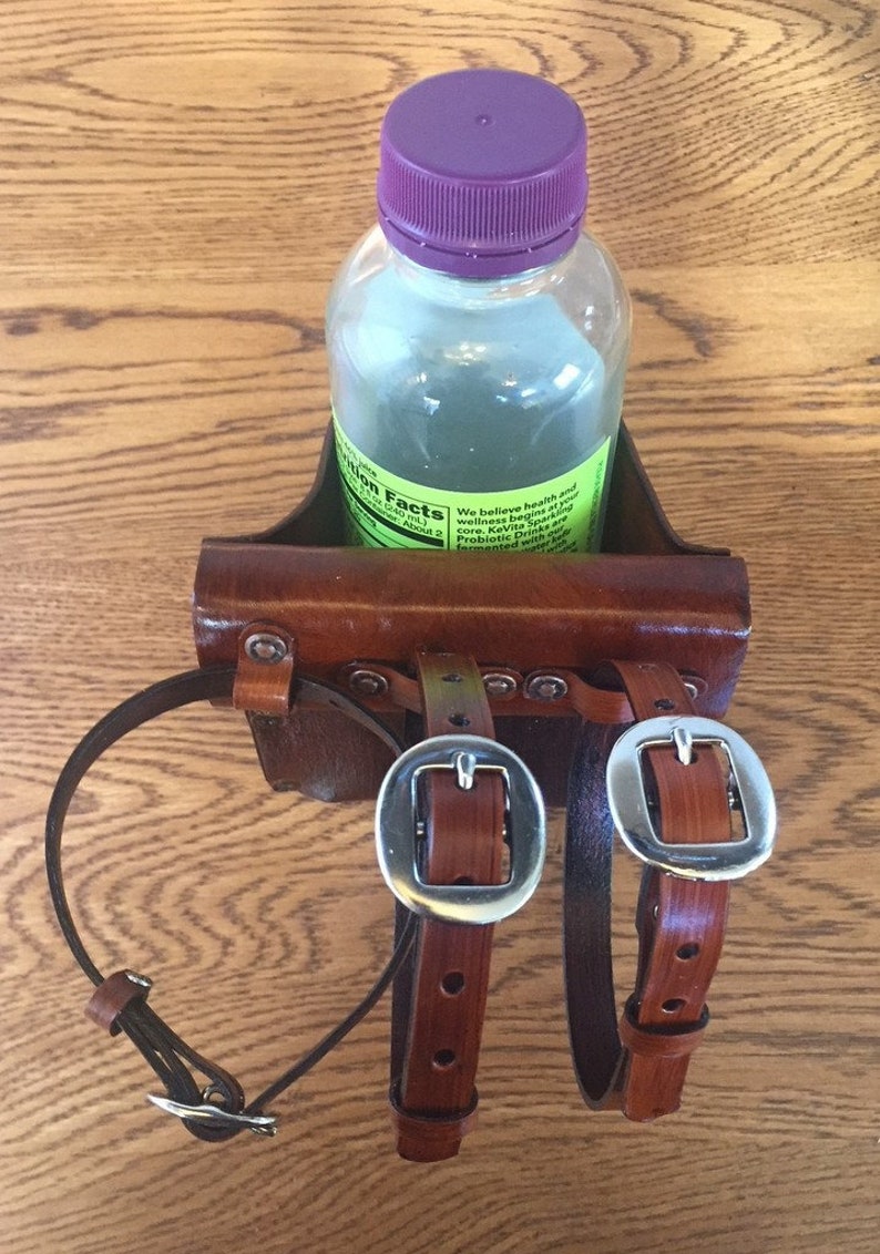 Saddle Cup Holder Genuine Leather Handmade Saddle Cup Holder Etsy