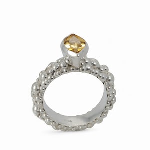 Citrine Ring | Marquise Ring for Women | Female Promise Jewelry | Luxury Cocktail Piece