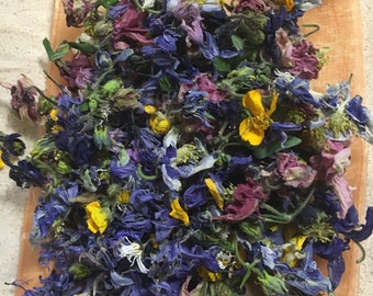 Daisy~Buttercup~Starflower~Bluebell~Sacred~Love~Faery~Dried~Natural~Biodegradable~Doves~Confetti~Pot pourri~