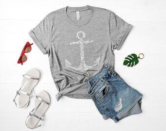 Anchor of Bones, Pirate Shirt, Sailor Shirt, Skeleton, Ahoy