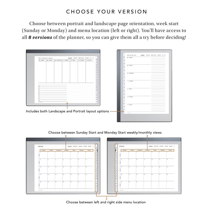 Think Ink Planner 2026 E-ink Planner - the Ultimate Digital Goal Planner! | Digital ...
