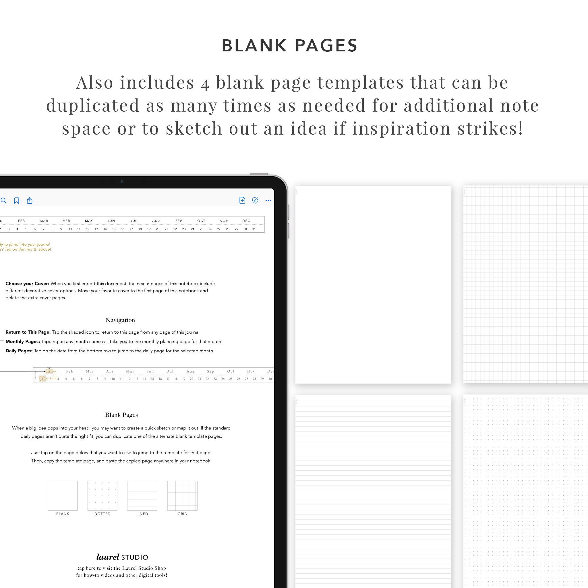 Daily Fitness Digital Journal Goodnotes Journal Notability Etsy