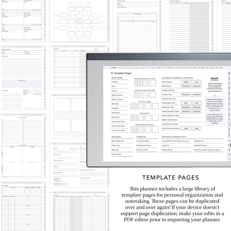 Think Ink Planner 2026 E-ink Planner - the Ultimate Digital Goal Planner! | Digital ...