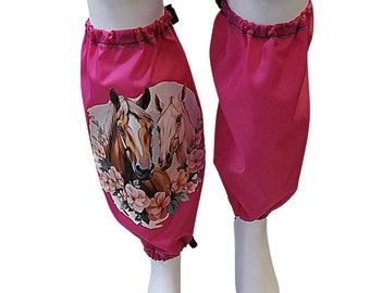 SUMMER FUCHSIA LEGGINGS Preventing Insect Bites and Overheating Lower Leg Covers Leg Chaps Printed Female Leg Cuffs Sold in Pairs