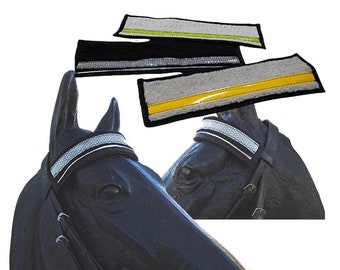 BROWBAND VISIBILITY COVER Safety Horse Gear Browband Cover Visibility Browband Cover Gift for Her Gift for Him Tack Accessories