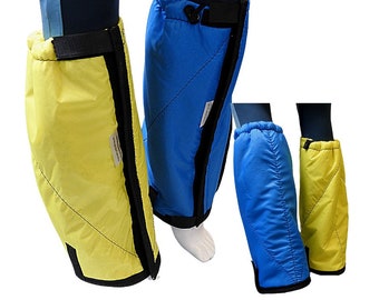 GAITERS FOR BOOTS Gaiters For Women Gaiters For Men Gaiters For Snow Gaiters Blue For Winter Yellow Gaiters For Walking Gaiters For Shoes X2