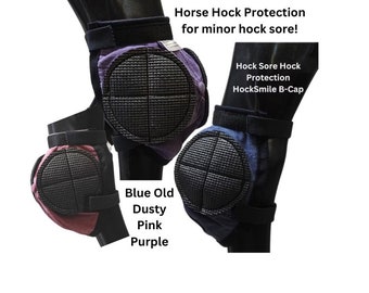 HORSE SORE HOCK Protection Hock Wounds Horses Donkeys Hock Bedsore Protection Cover Easy Attach Horse Hock Wraps Easy Remove Sold Pcs 2