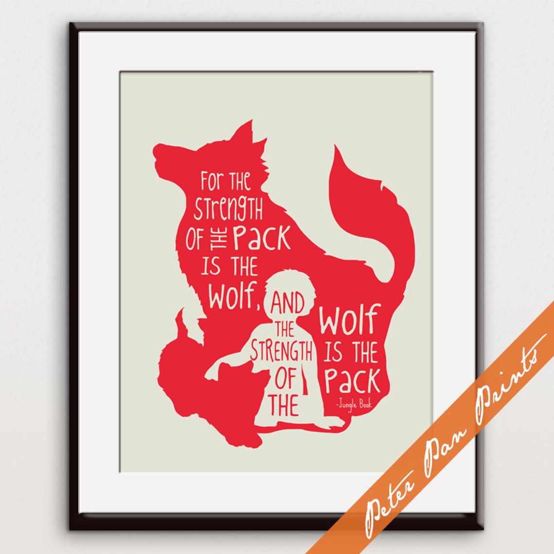 For the Strength of the Pack is the Wolf and the Strength of the Wolf ...