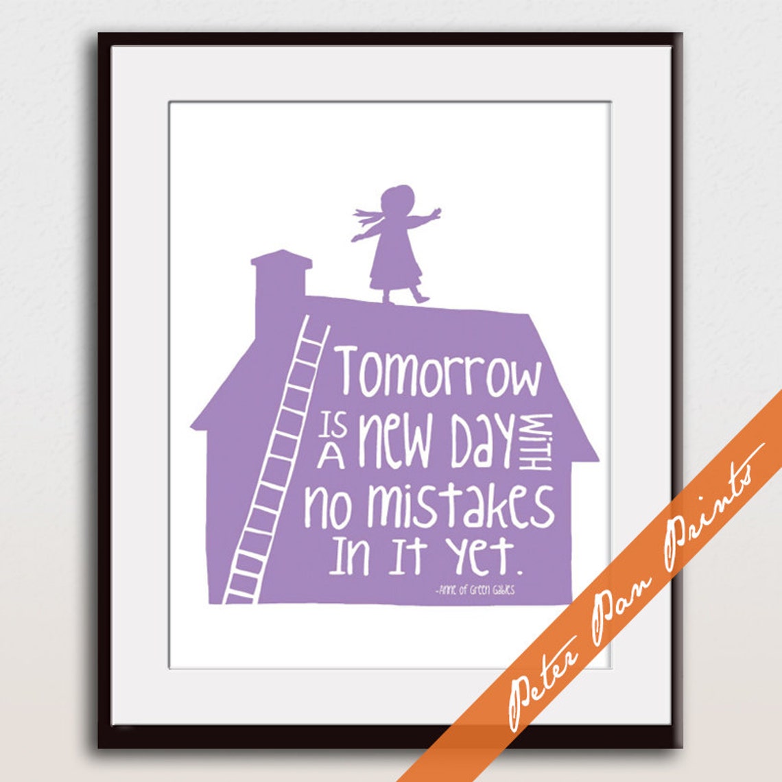 Tomorrow is a New Day With No Mistakes in It yet Anne of Etsy
