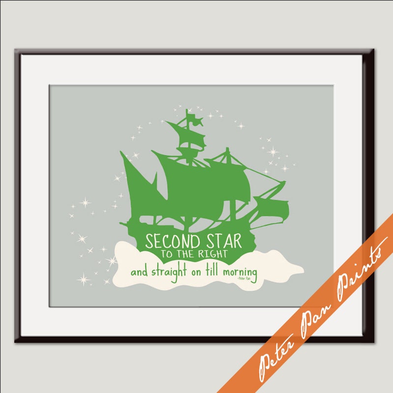 Second Star to the Right and Straight on Till Morning (B) Peter Pan ...