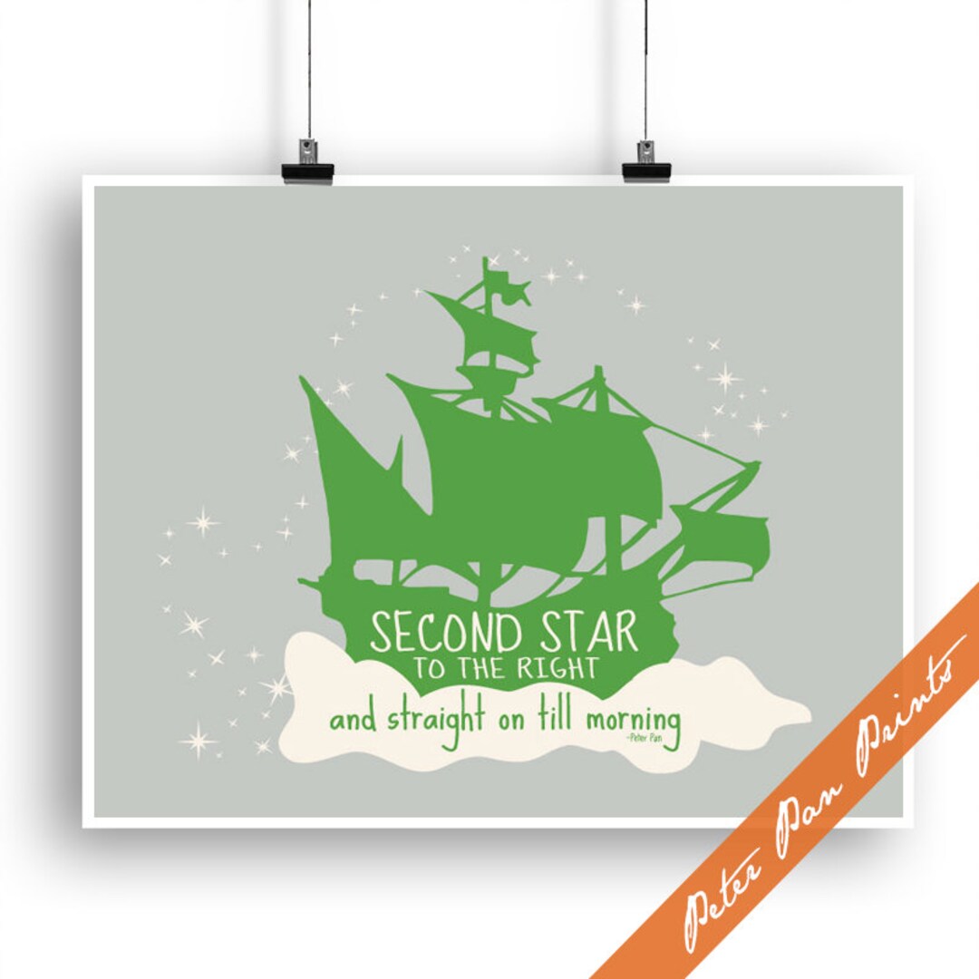 Second Star to the Right and Straight on Till Morning (B) Peter Pan ...