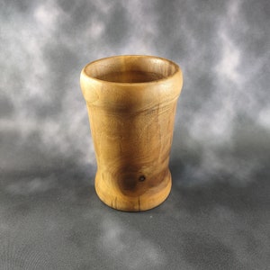 Decorative Turned Black Walnut Tall Cup/ Goblet