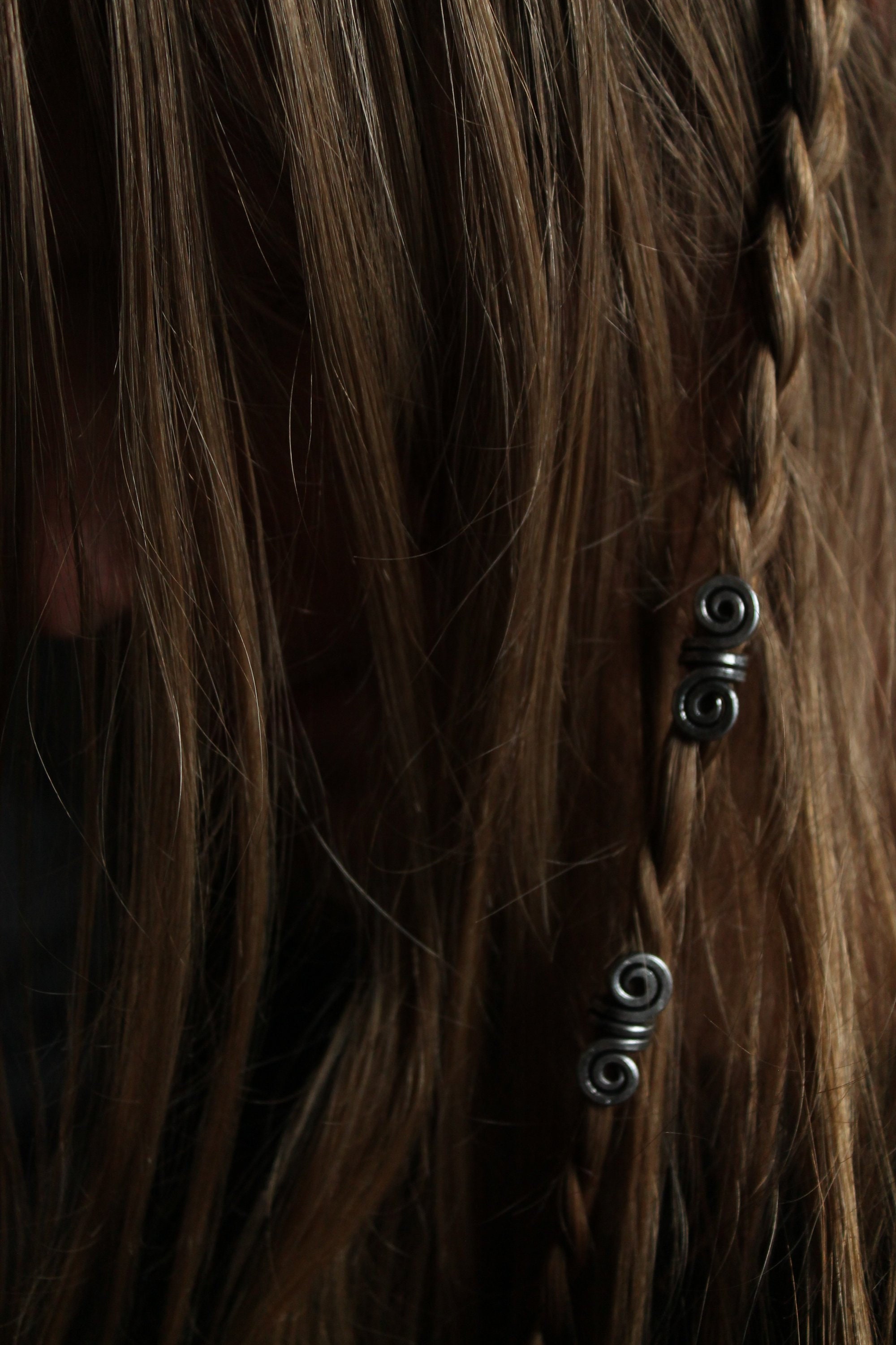 2 Viking Hair Beads for Braids Dreadlocks and Beard Viking Etsy UK