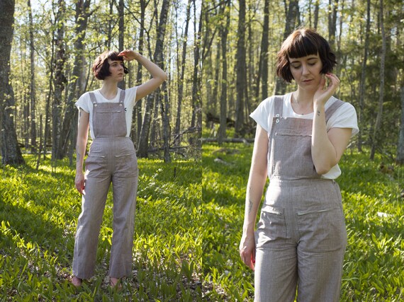 Marimekko Vintage Overalls / 1970s Marimekko Overa
