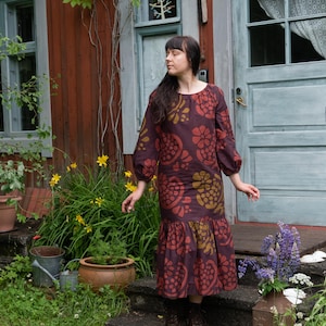 Vintage midi-jurk Marimekko