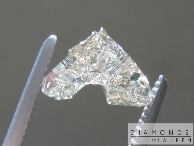 0.83ct W-X (brown) SI1 Horse Head Diamond R7375 - Etsy Canada