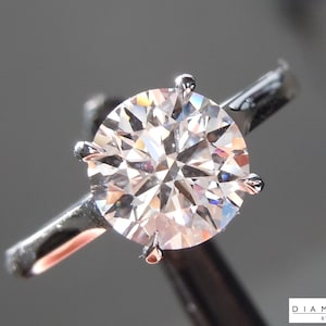 1.61ct D VS1 Round Brilliant Lab Grown Diamond Ring R10793