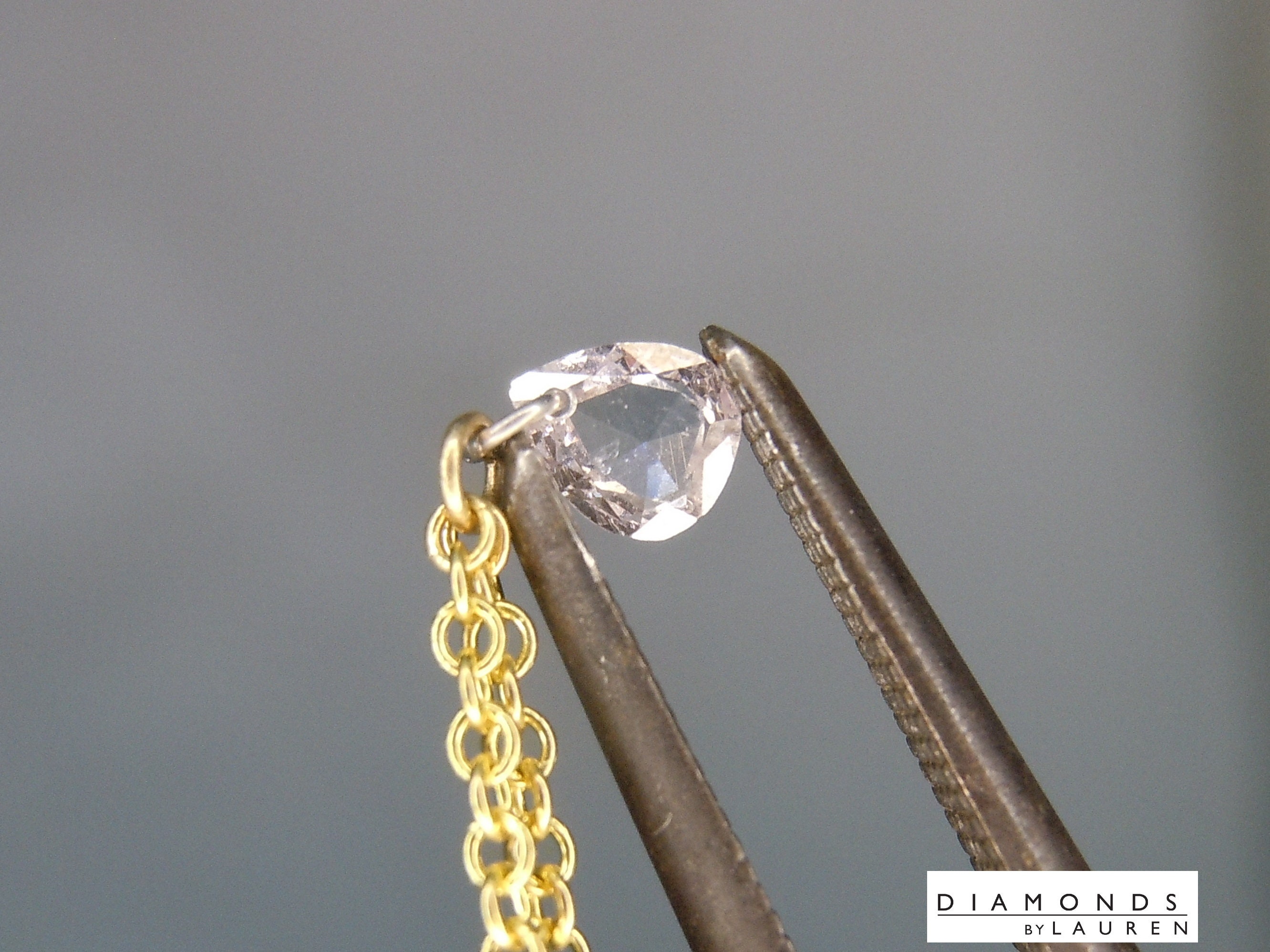 M*I様 ペアシェイプ ダイヤモンド ネックレス 0.97ctw ピンク ペアシェイプ ダイヤモンド ネックレス R10227 - Etsy 日本