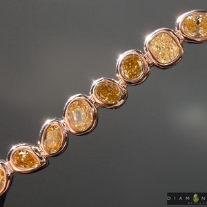 0.65ctw Fancy Colored Diamond Necklace R8815