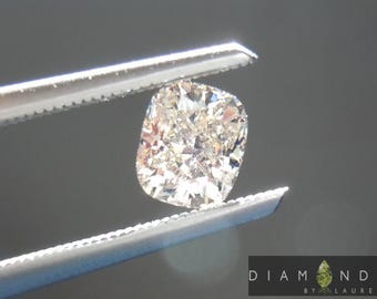 0.52ct M (ブラウン) SI1 クッションカット ダイヤモンド R6997 - Etsy 