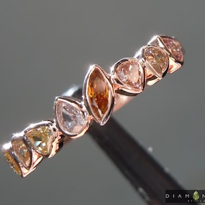 0.59ctw Fancy Colored Diamond Ring R10153